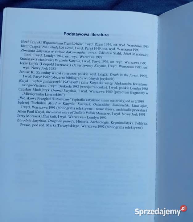 Dokumenty Katynia Decyzje PAI SA Interpress 1992 Koźminek