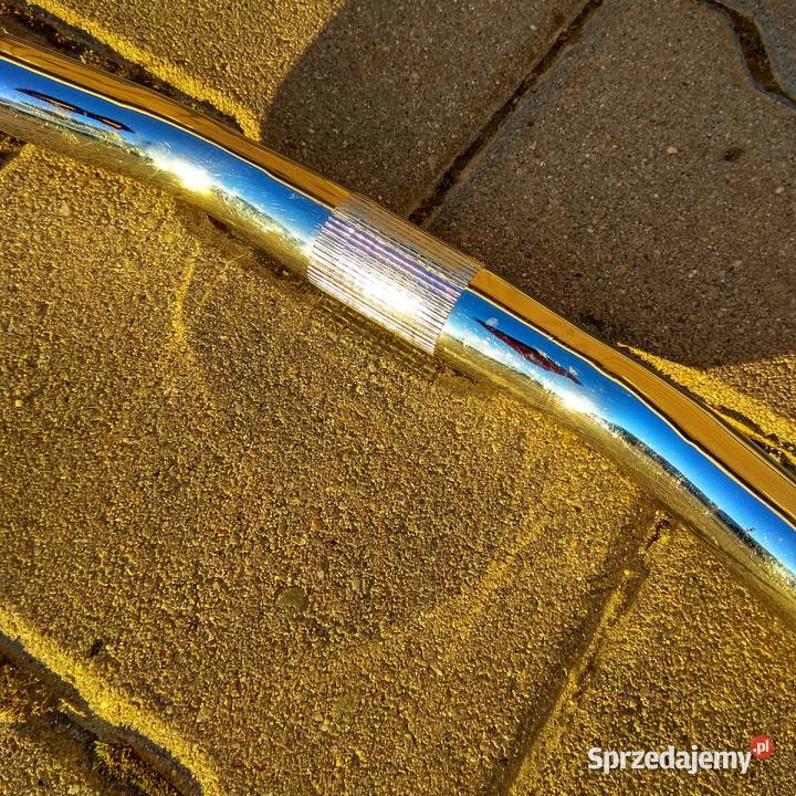 Kierownica do roweru chromowana stal połysk