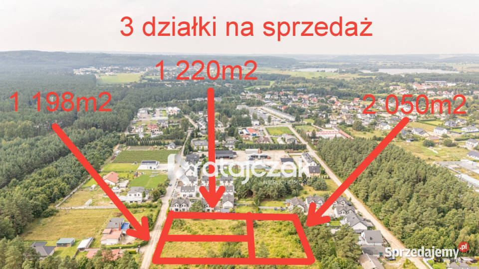 sprzedaży działki Orle 2050m2 53m