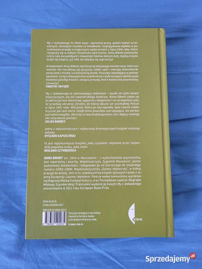 My z Jedwabnego Anna Bikont Poznań