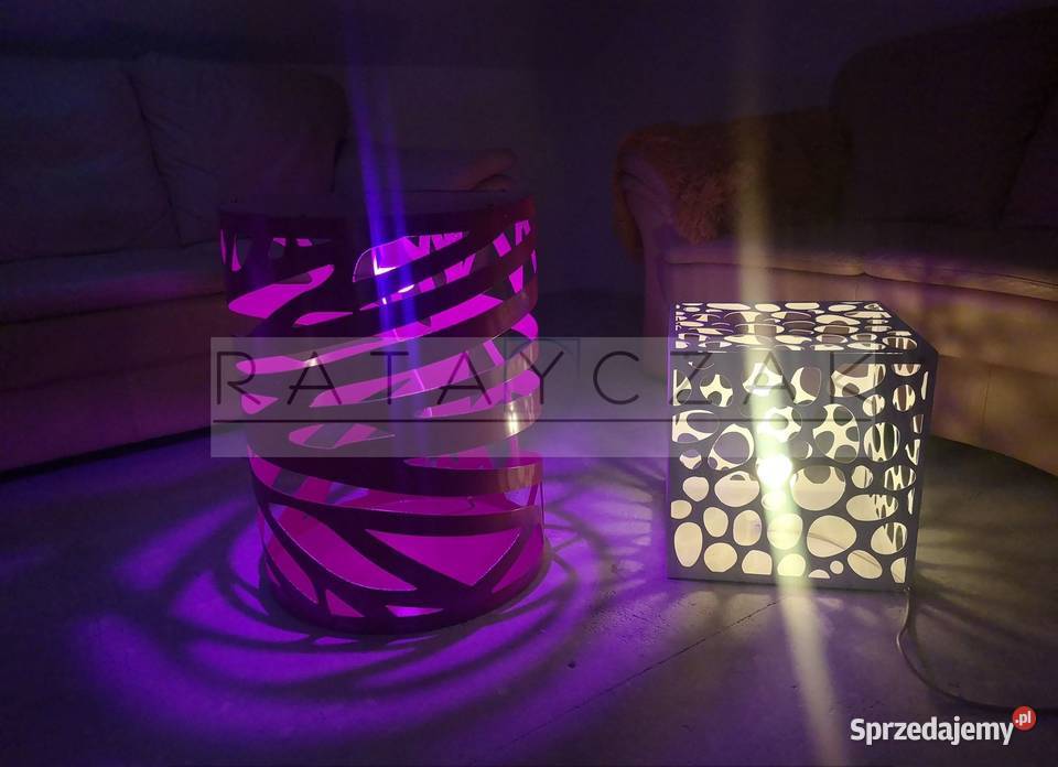 NOWOŚĆ Lampa wewnętrzna metoda CNC RGB LED