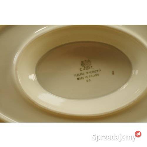 Porcelanowa sosjerka z podstawką Tielsch