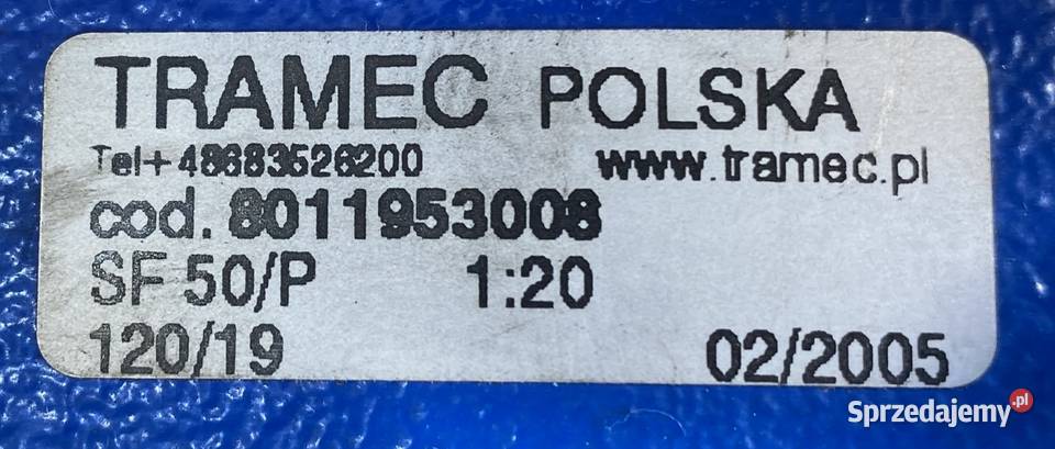 motoreduktor przekładnia 055kW 45obr 3fazowy Pigża