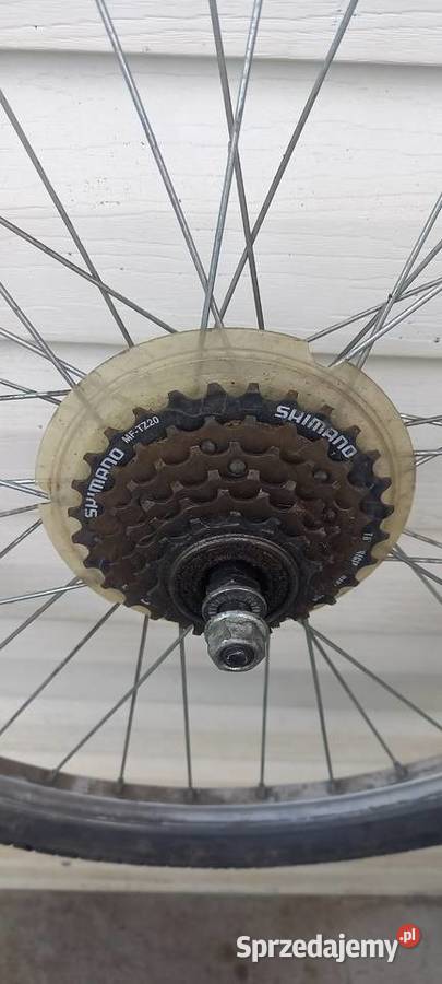Koło tylne do roweru 24 z oponą i dętką SHIMANO mazowieckie Małkinia Górna