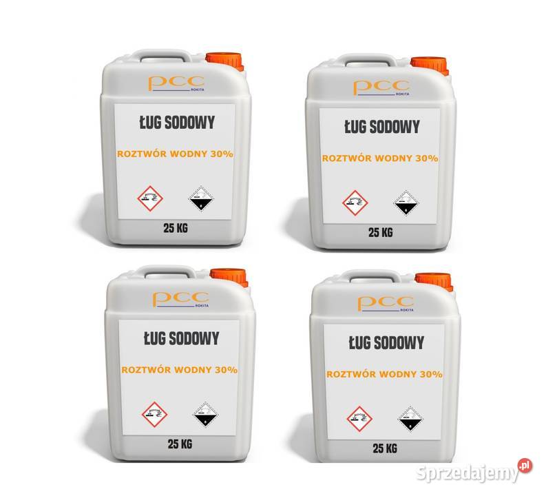 Ług sodowy roztwór wodny 30 4 X 25 100 wysyłka