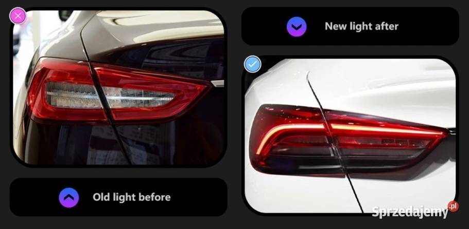 WYPRZEDAŻ NOWE lampy tylne lampa tył Maserati Bełchatów sprzedam