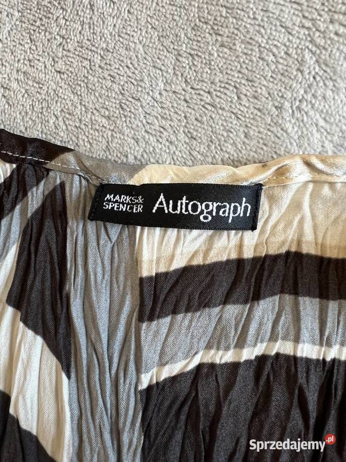 Sukienka długa satynowa MarksSpencer Autograph Moda i Styl Jasło