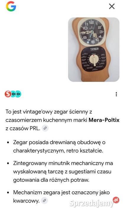 Zegarek z czasomierzem Dom i Ogród Warszawa