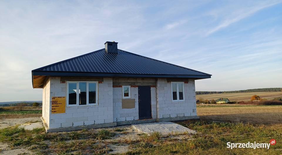 Dom 76m2 plus poddasze Działka 10 arów Annopol lubelskie sprzedam
