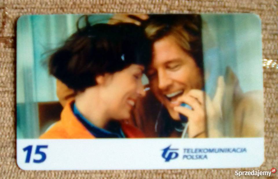 KOBIETA Z MĘŻCZYZNĄ PODCZAS ROZMOWY Pocztówki i karty telefoniczne Piszczac sprzedam