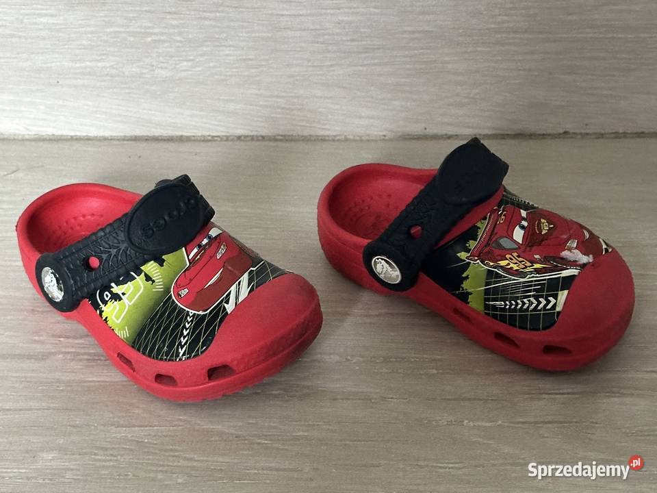 Clapki dziecięce Crocs Cars Lightning McQueen Klapki Łódź