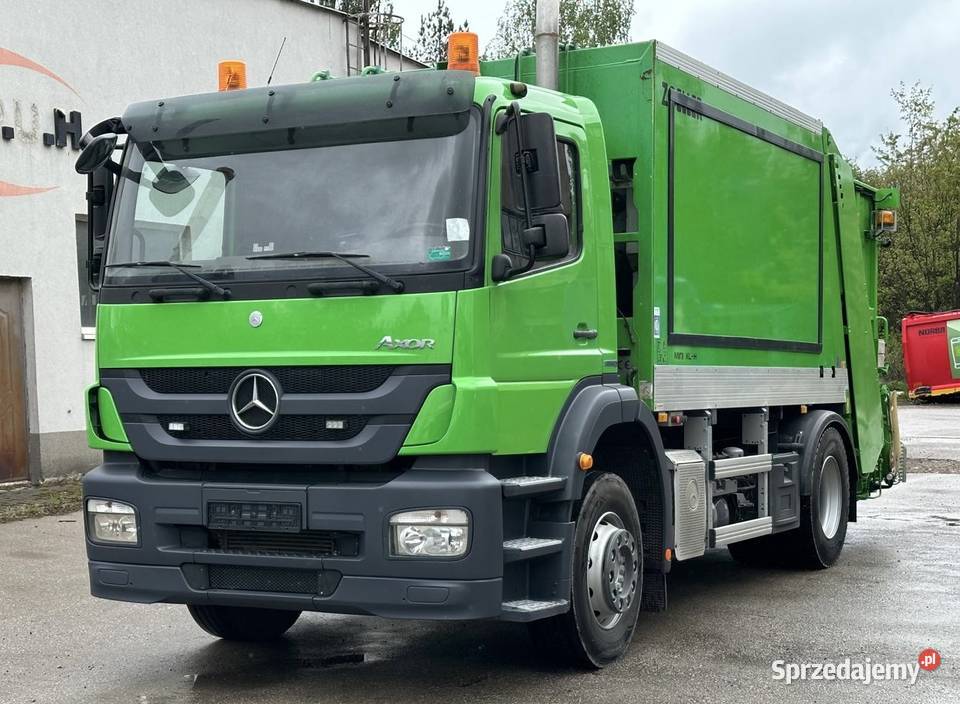 Mercedes Axor1829 śmieciarka ZOELLER EKOPRES15m3 świętokrzyskie Nowiny sprzedam