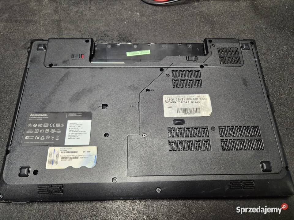Laptop lenovo g780 uszkodzony prawy zawias Ruda Śląska