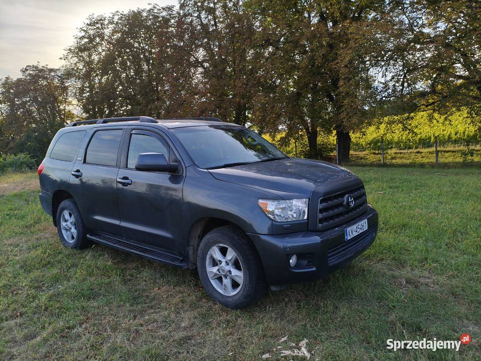 Toyota Sequoia 57V8 4x4 LPG 8 osób 381KM Kraków