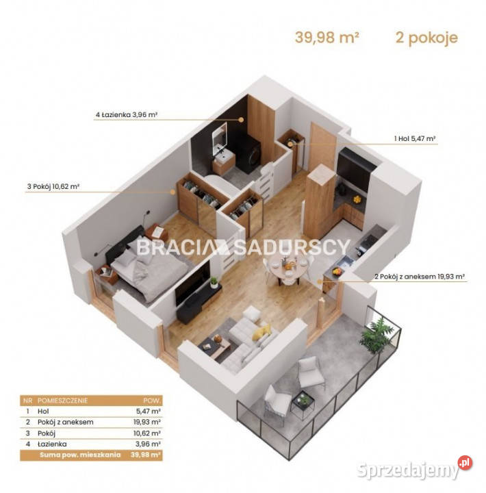 Ogłoszenie mieszkanie 3998m2 2pokojowe Katowice śląskie