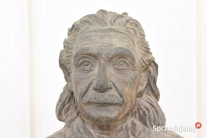 Albert Einstein Popiersie Fizyk Figura z Brązu małopolskie