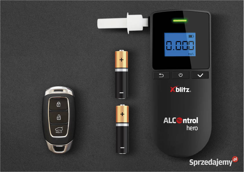 Profesjonalny Alkomat XBLITZ Alcontrol HERO 5 Białystok
