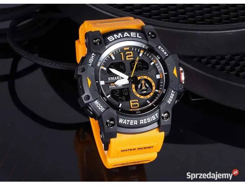 Militarny zegarek Smael sportowy pomarańczowy Gorzów Wielkopolski