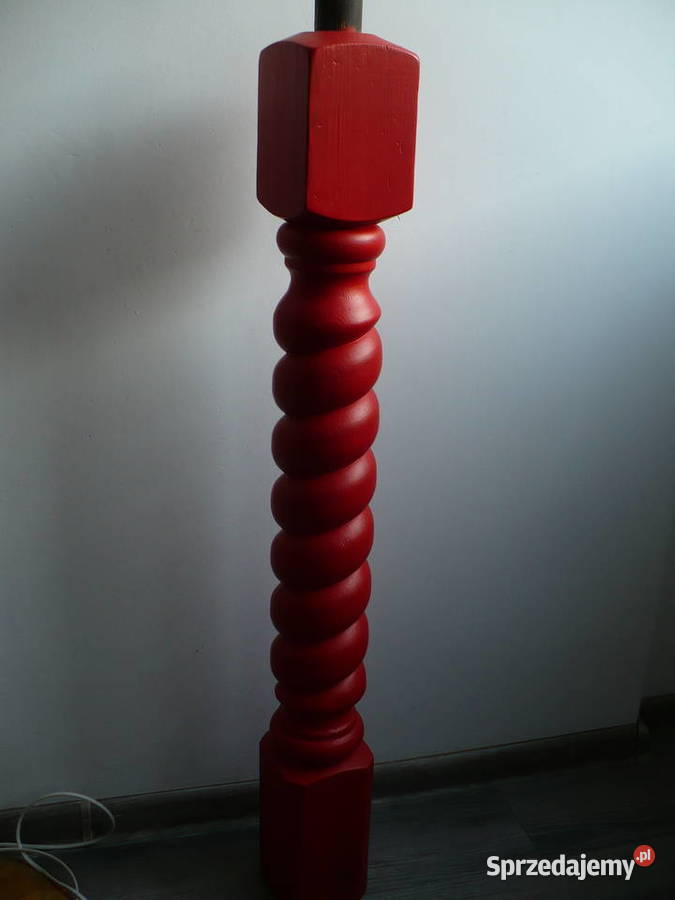 Słup Kolumna do schodów dębowa do odnowienia Lubin sprzedam