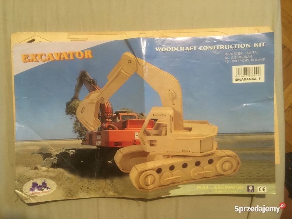 Puzzle 3D samochód samoloty szkielet ryba Puzzle mazowieckie Zielonka