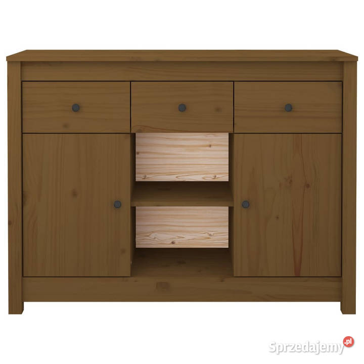 Szafka miodowy brąz 100x35x745 lite drewno mazowieckie Warszawa