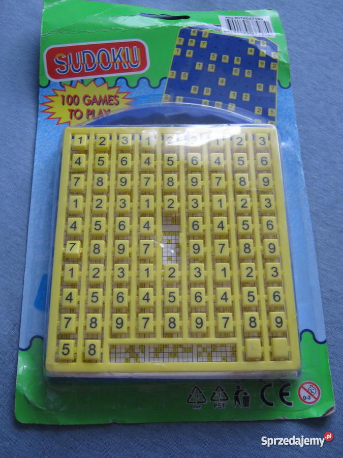 Gra Sudoku Na podróż fabrycznie zapakowana śląskie