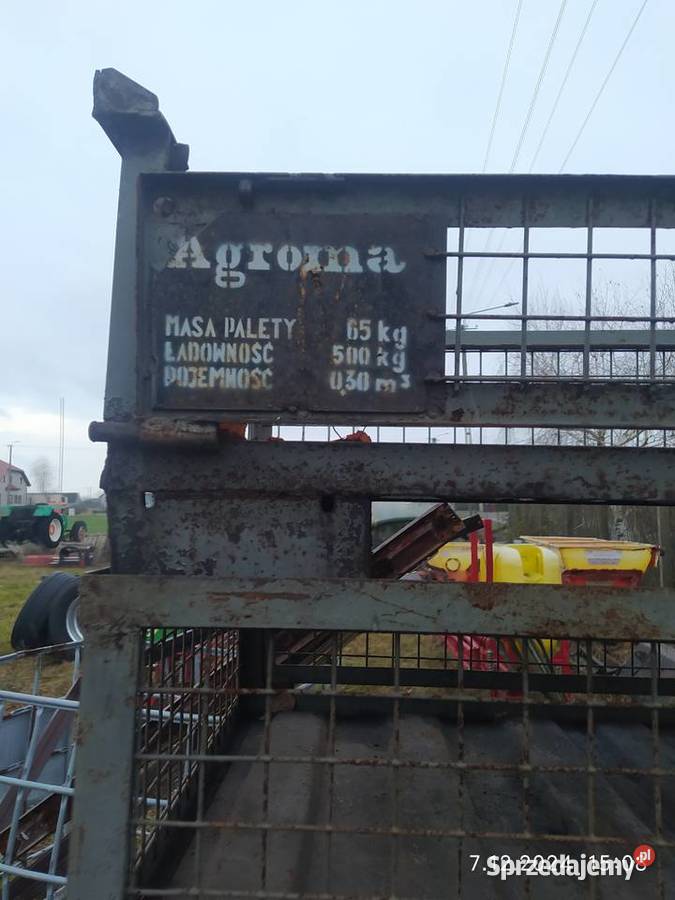Pojemnik kosz skrzyniopaleta regał Konin