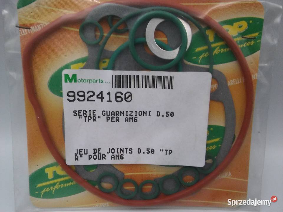 Uszczelki cylindra TPR 7786cc D50mm Minarelli Am Puchaczów sprzedam