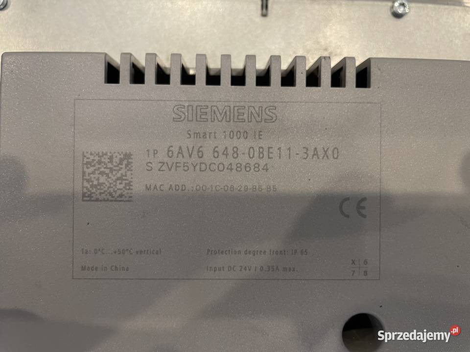 Panel dotykowy Siemens Smart Line 6AV6 Dąbrowa Górnicza