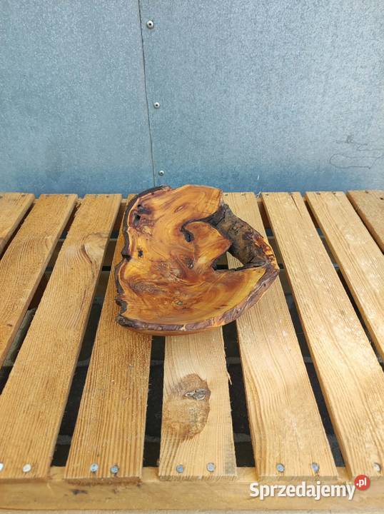 Unikatowa miska drewniana rustykalna loft Pozostałe