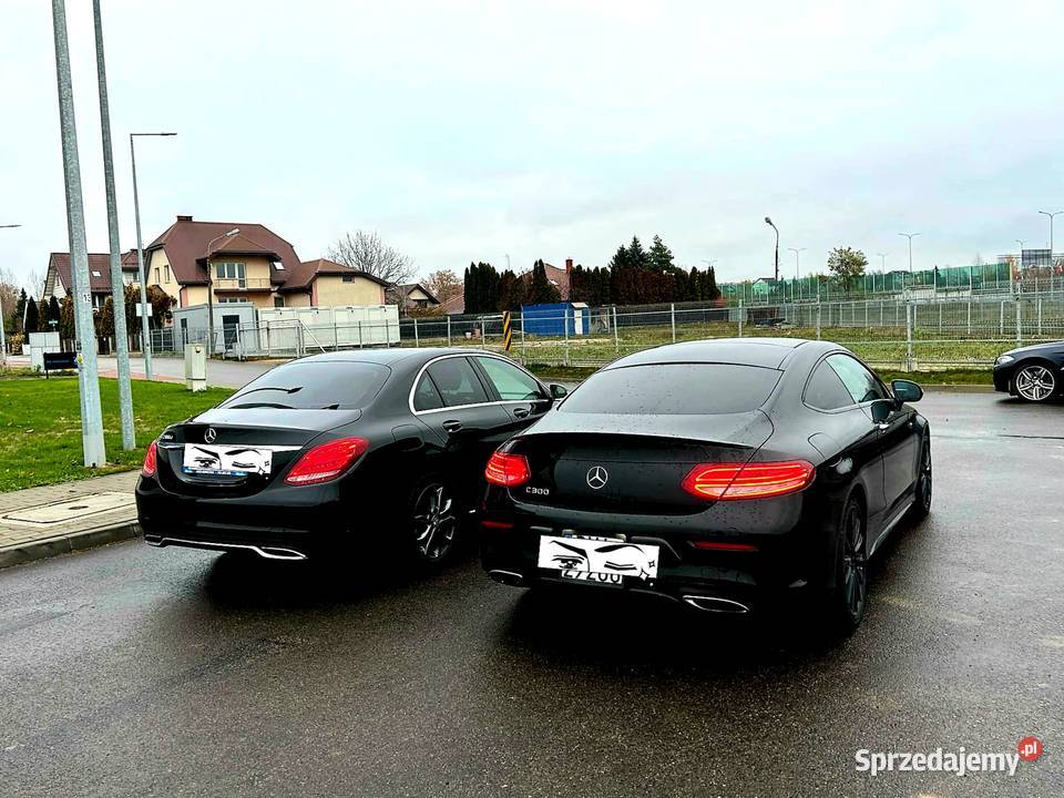 Mercedes C300 AMG COUPE 4matic panorama full Sportowy / Coupe Wasilków