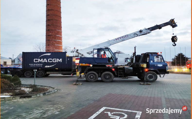 Transport maszyn budowlanych do 20t Usługi Sanok