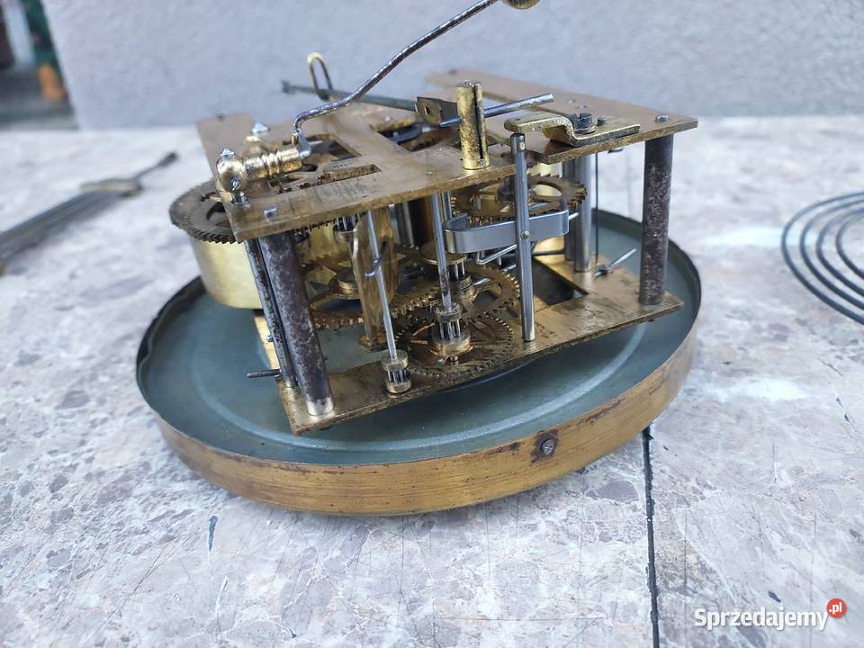 150 Zestaw mechanizm starego zegara Junghans Tczew