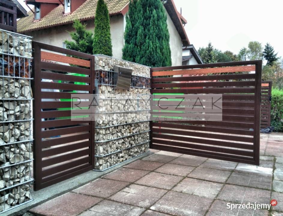 Gabion gabiony Ogrodzenie 260m Frontowe Kosze z Gniewkowo