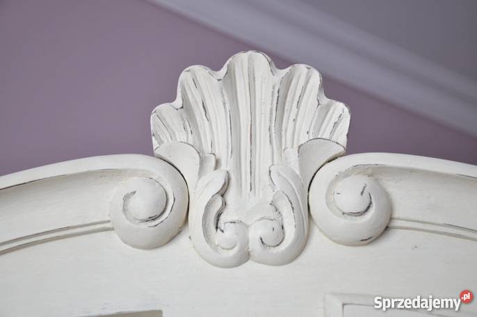 Witryna ludwikowska shabby chic malowana kolor e Poznań