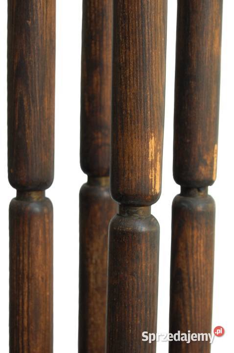 Kwietnik drewniany kolumna art deco Lublin