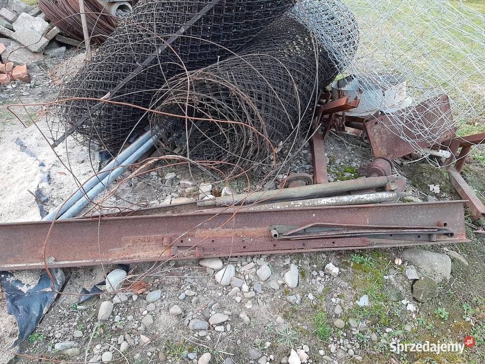 Różne Żelastwa Rurki Kontowniki Teowniki Siatka Bulowice sprzedam
