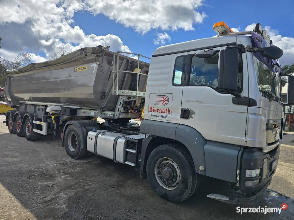 MAN TGS 18480 4x4 Hydrodrive z Naczepą Grabówka