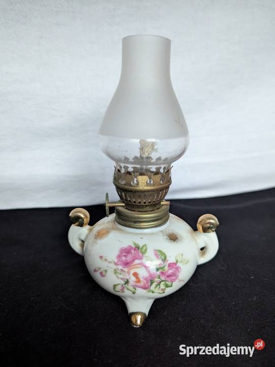 Lampa naftowa ręcznie malowana Kielce