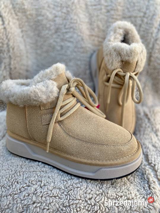 Śniegowce zamszowe nowe ciepłe 37 inna Warszawa