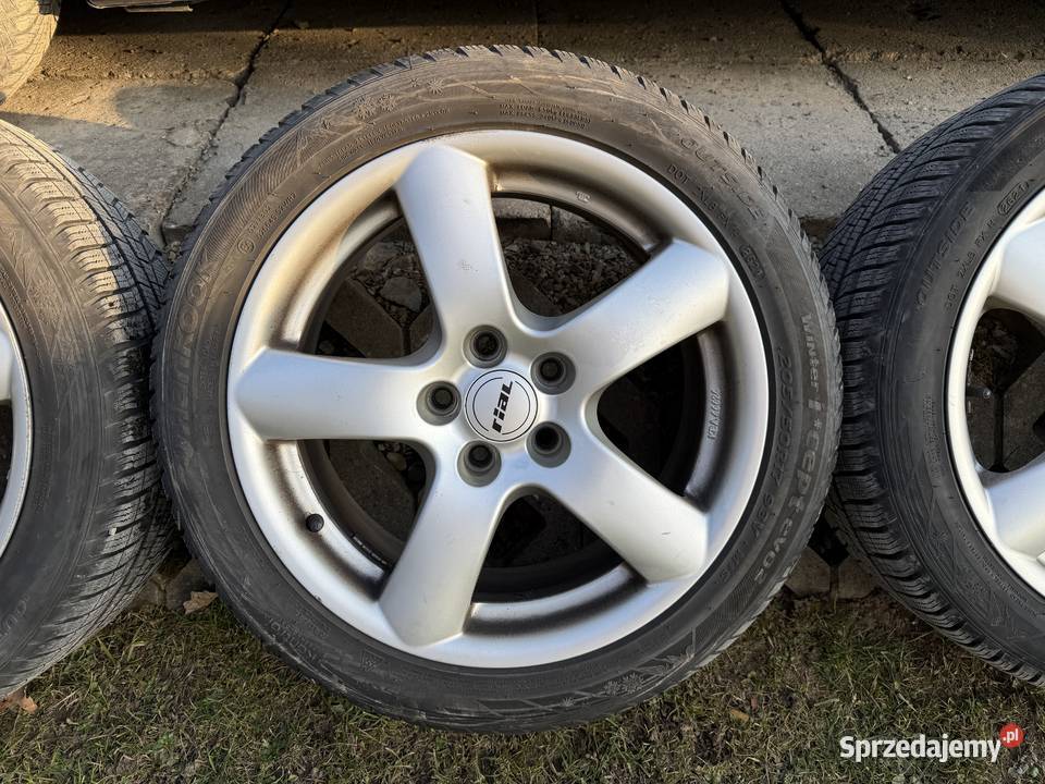 Koła zimowe 5x112 R17 Rial 75J ET38 70mm stan Brzozów