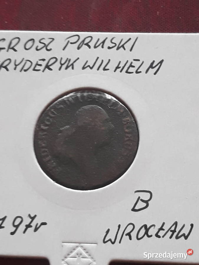1 Grosz Pruski Fryderyk Wilhelm 1797 r B Konin