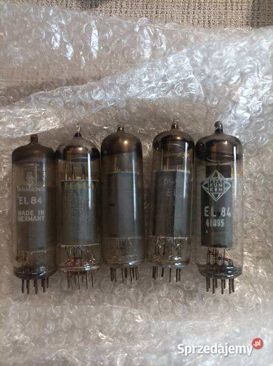 Lampy elektronowe EL 84 Telefunken i inne Płock