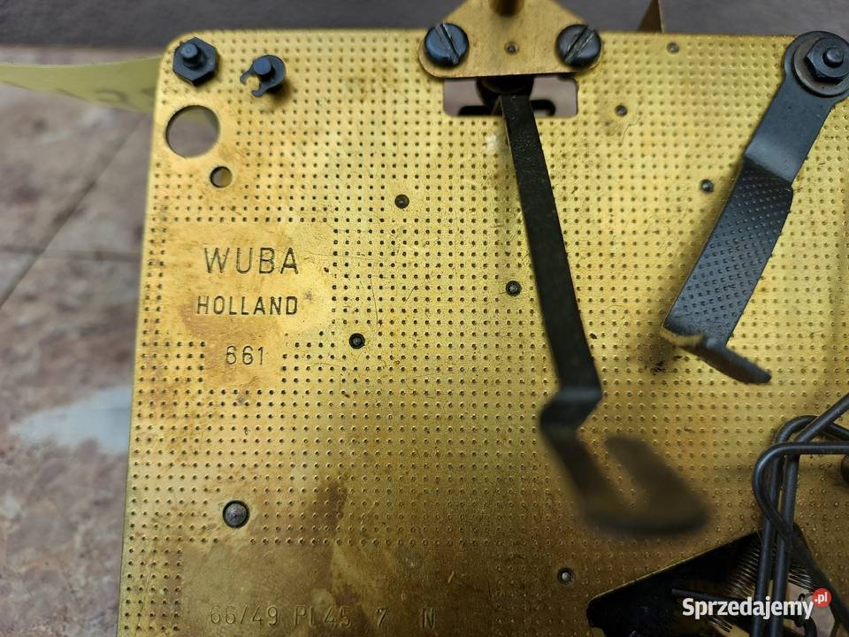 M198 Mechanizm starego zegara ściennego Wuba Tczew
