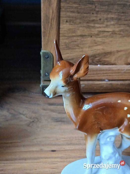 Figurka porcelanowa Sarenka sygnowana Grafenthal Kraków