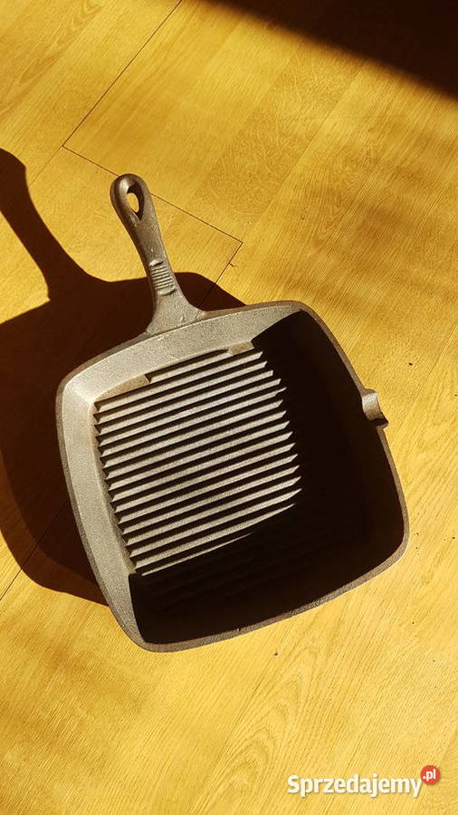Żeliwna patelnia grillowa Myszków