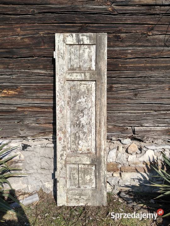 Stare zabytkowe drzwi do renowacji anytykretro Antyki śląskie Dąbrowa Górnicza