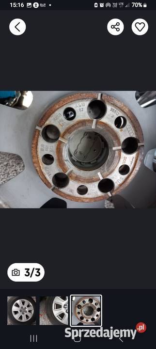 Sprzedam Alufelgi 16tki 5112 Audi Q3 Bielsko-Biała