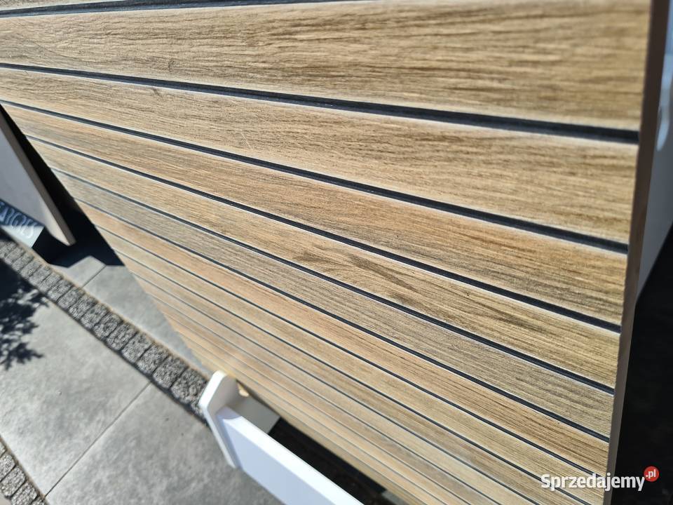 PŁYTKA gres OAK DECK STR KORATER 598X598X18 Płytki podłogowe Opoczno