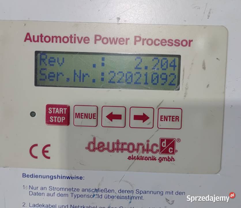 Deutronic DPBL425B141 Zasilacz Prostownik dolnośląskie Dzierżoniów sprzedam